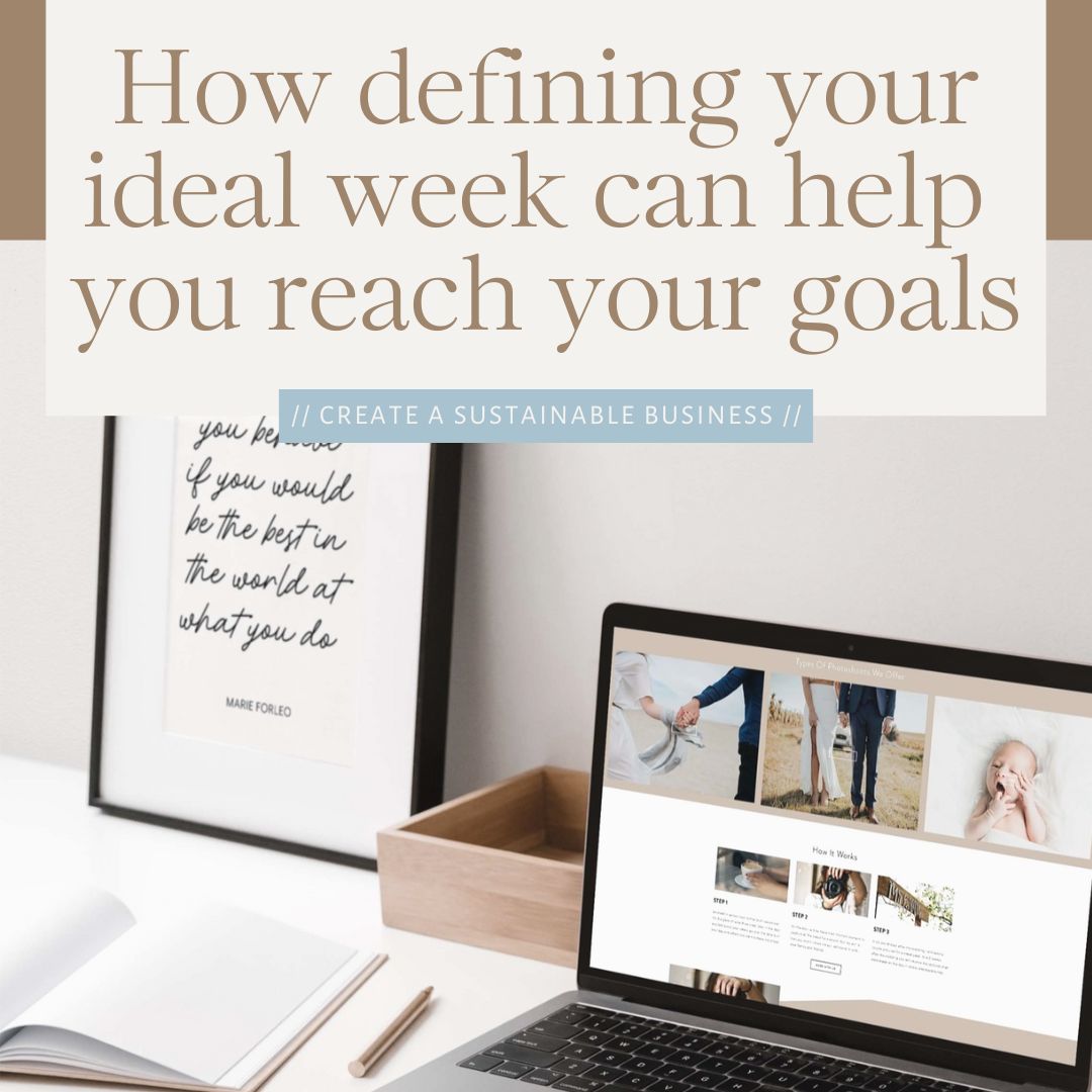 How defining your ideal week can help you reach your goals by the Streamlined Creative by Stephanie Taale - Business Coach, Client Experience and Systems Strategist for designers