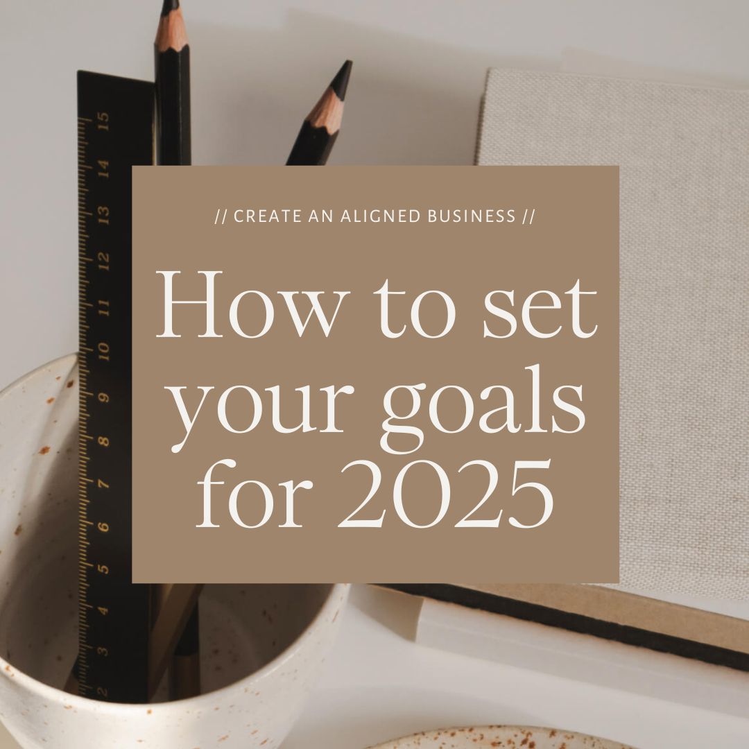 How to set your goals for 2024 by the Streamlined Creative by Stephanie Taale - Business Coach, Client Experience and Systems Strategist for designers