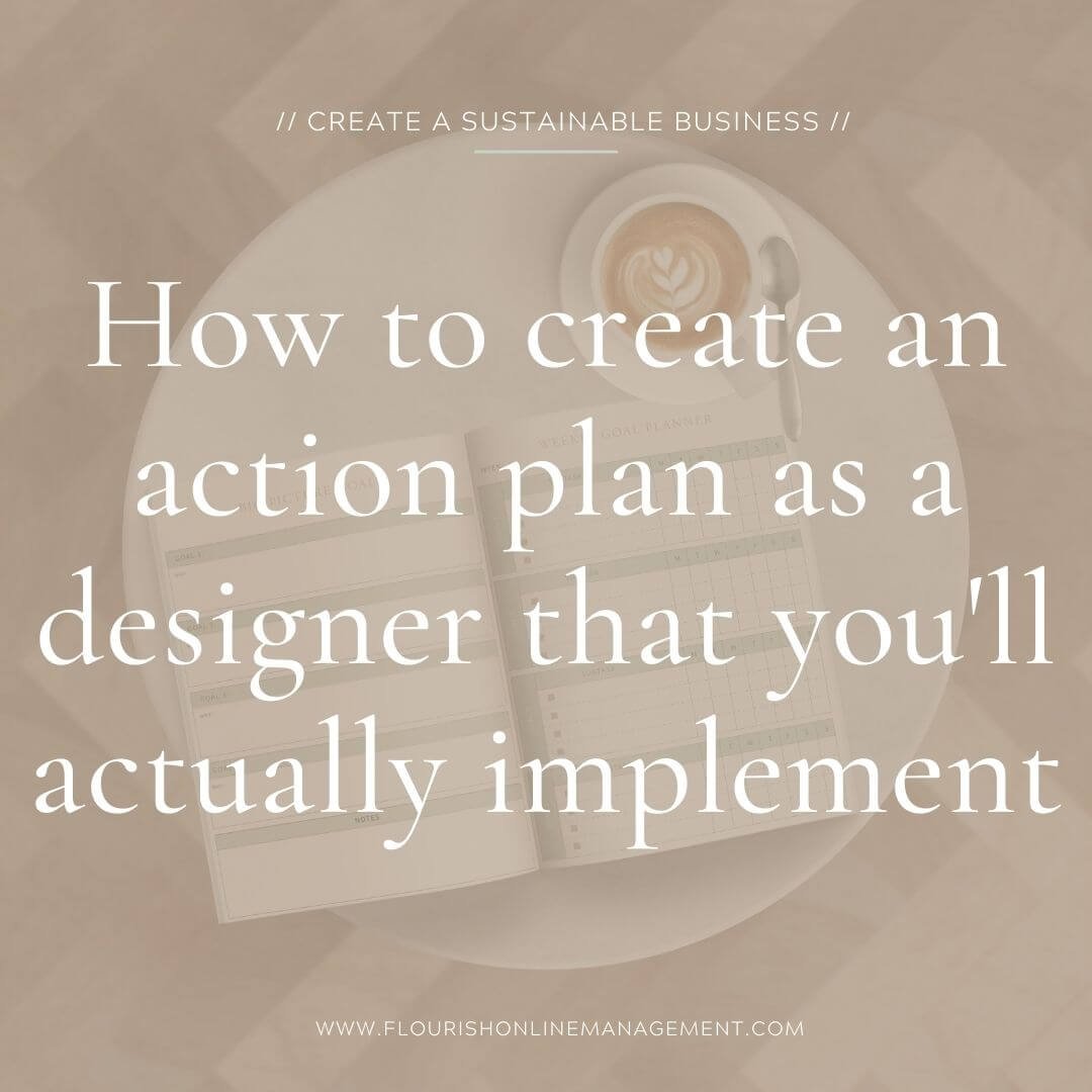 How to Create an Action Plan as a Designer That You Actually Implement by The Streamlined Creative