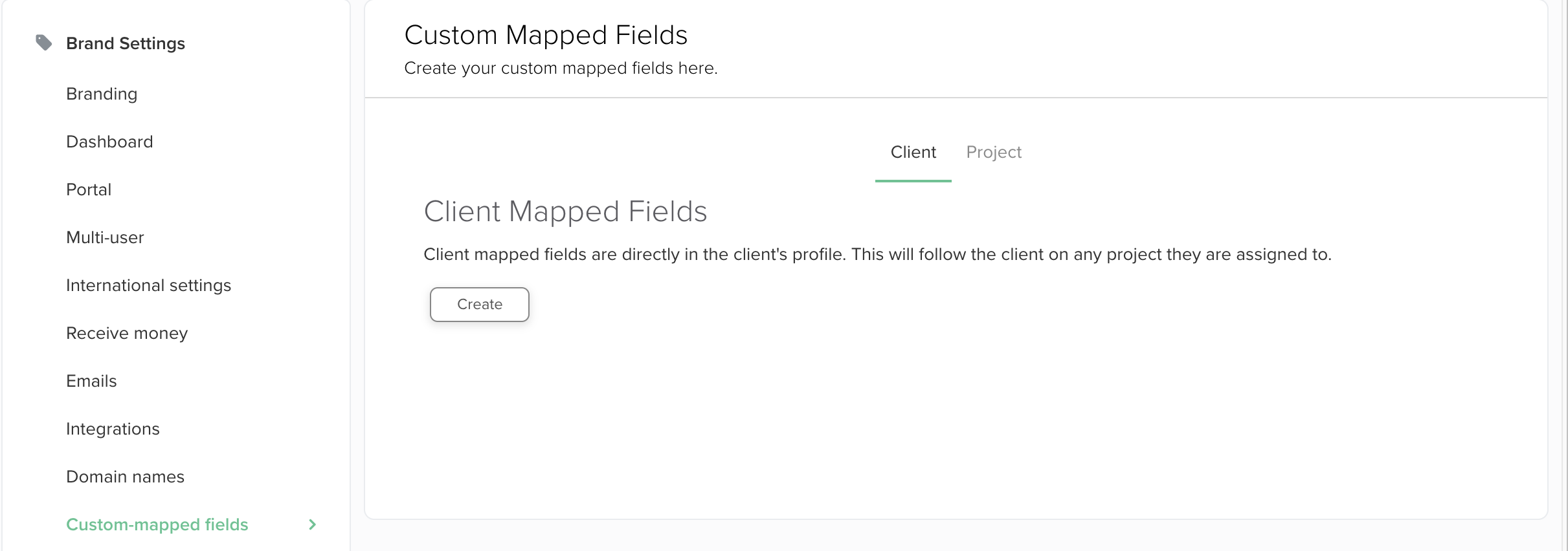 Screenshot Dubsado Client Mapped Fields by Flourish Online Managemen